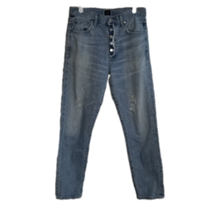 Citizens Of Humanity Liya HiRise Buttonfly Distressed Jeans Label Reads Size 26